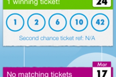 The Health Lottery App | iOS | Android | Swipe & Tap icon